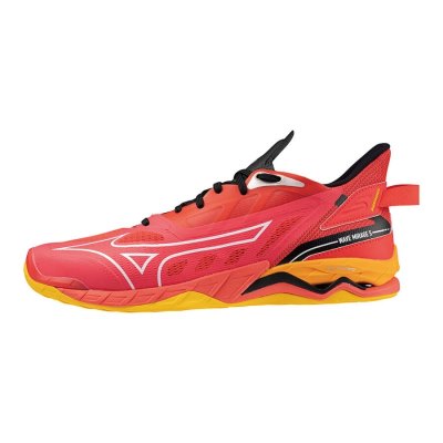 Zapatillas Balonmano Mizuno WAVE Mirage 5 Mujer - Rojos / Blancos / Naranjas - Chile M342TFZDUH